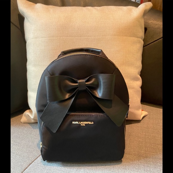 π SOLD! NEW CUTE KARL LAGERFELD PARIS BACKPACK - Picture 6 of 11